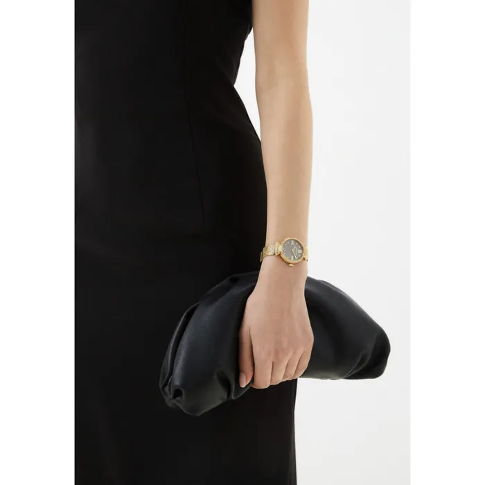 Cerruti 1881 Cerrisi Ladies Mink Dial Stainless Steel Gold Plated Watch Cerruti Bracelets