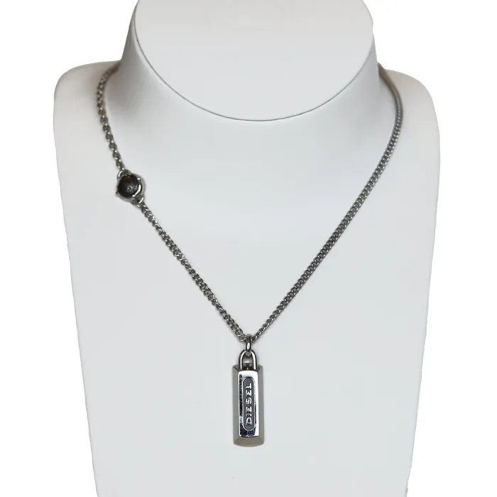 Diesel Mens Necklace Stainless Steel Diesel Necklaces