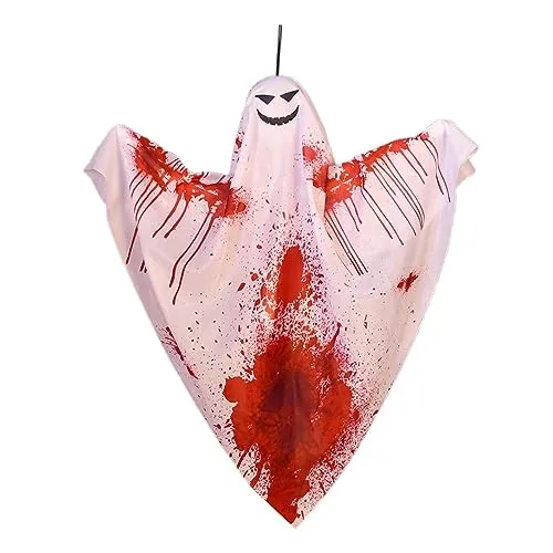 Dropshipped via Social Commerce Network Necklaces ATORSE Hanging Ghost Decoration Hanging Pendant for Haunted House Window Front Yard Style A