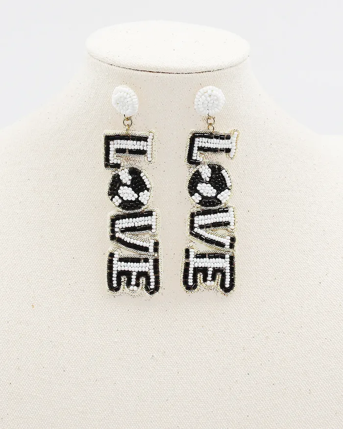 Earrings 08102023 Soccer LOVE Game Day Earrings Earrings 08102023 Soccer LOVE Game Day Earrings