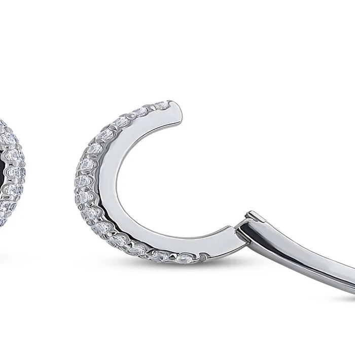Earrings CZ Ear Cuffs in Sterling Silver BERRICLE