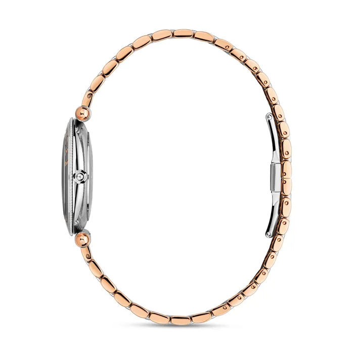 Earrings Saint Honore Saint Honore Gala Womens Black MOP Stainless Steel Silver Rose Gold Watch