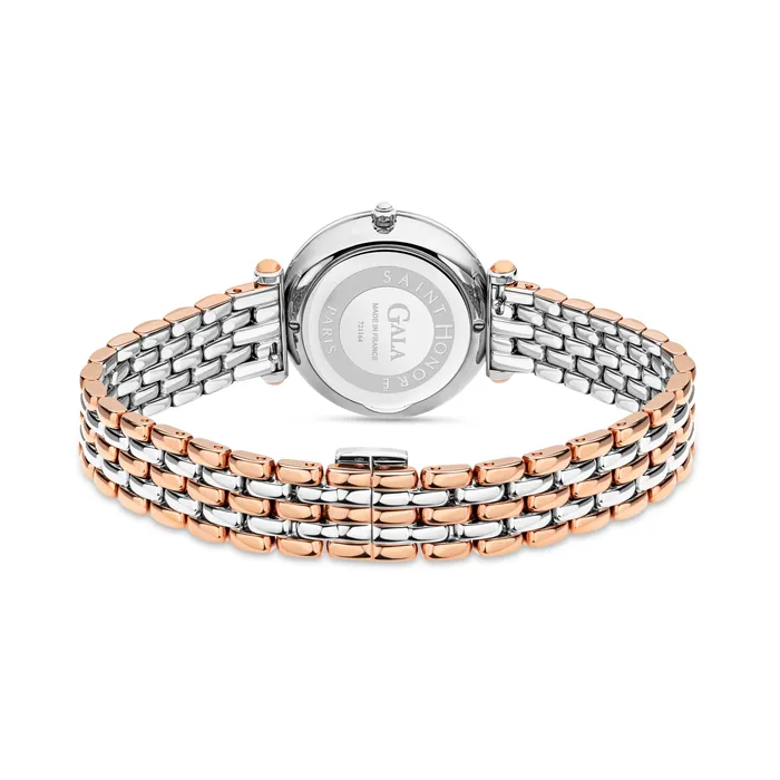 Earrings Saint Honore Saint Honore Gala Womens Black MOP Stainless Steel Silver Rose Gold Watch