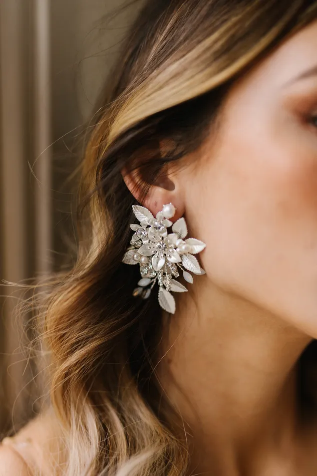 Floral Earrings Poppy Lane Bridal Earrings