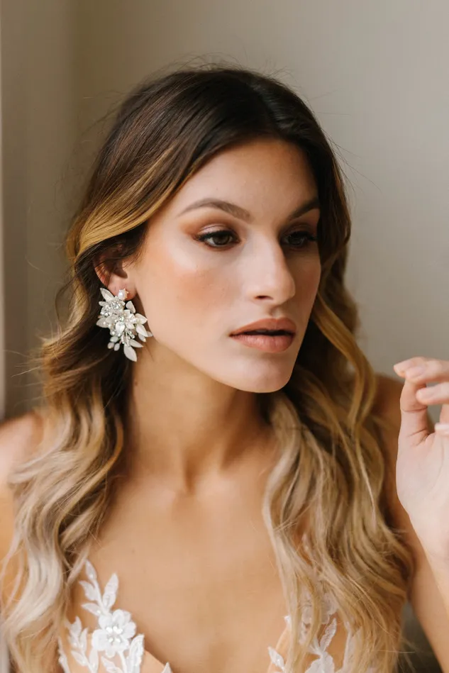 Floral Earrings Poppy Lane Bridal Earrings