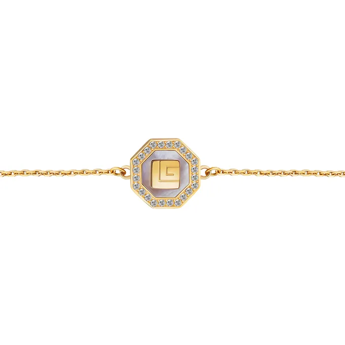 Guy Laroche Guy Laroche Ambre Ladies Gold Plated Bracelet With Crystals Bracelets
