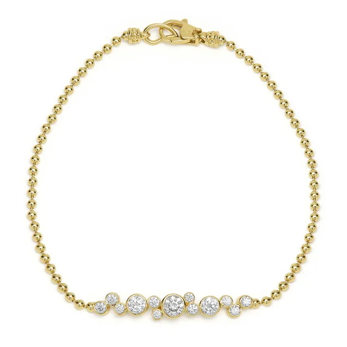 LAGOS Bracelets 18K Fizz Diamond Beaded Bracelet LAGOS Bracelets 18K Fizz Diamond Beaded Bracelet