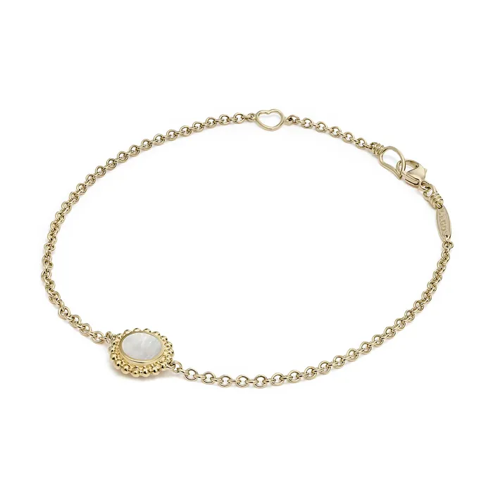 LAGOS Bracelets Covet Single Station Round Mother of Pearl Bracelet LAGOS Bracelets Covet Single Station Round Mother of Pearl Bracelet