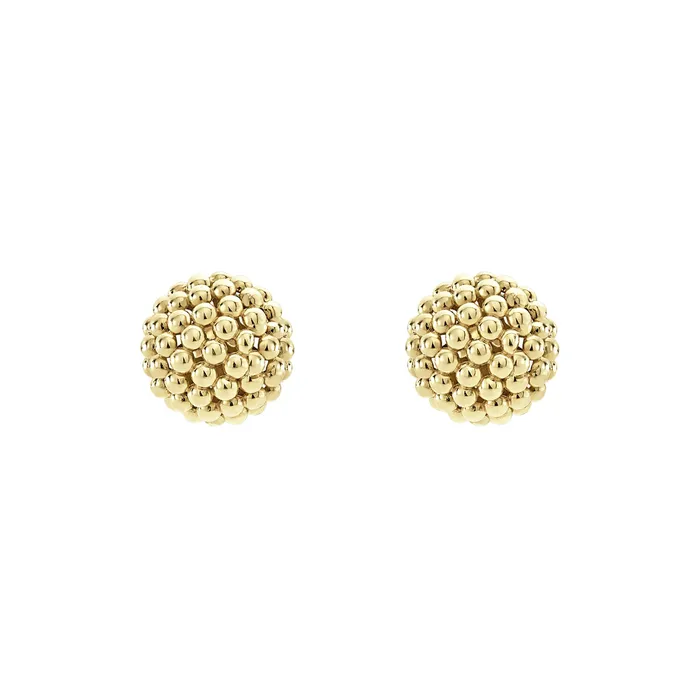 Lagos Earrings Caviar Gold Large 18K Gold Beaded Stud Earrings Lagos Earrings Caviar Gold Large 18K Gold Beaded Stud Earrings