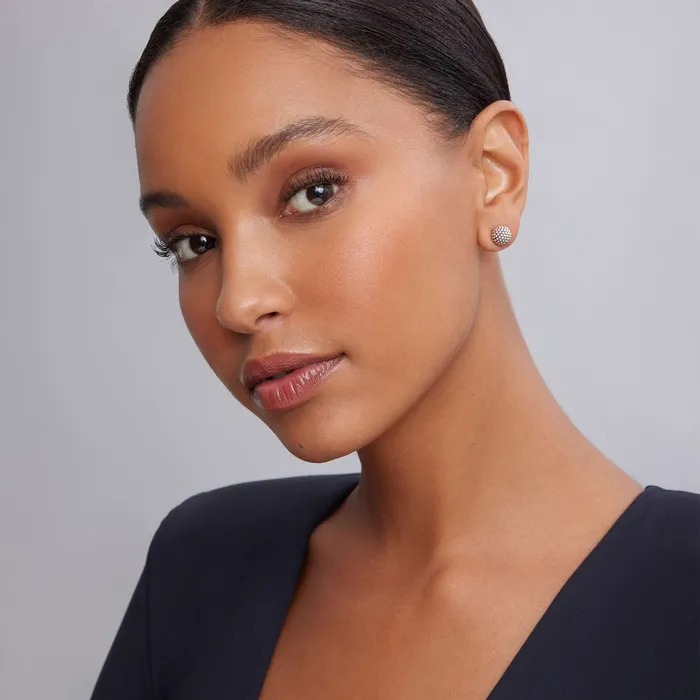 Lagos Earrings Signature Caviar Beaded Silver Stud Earrings Lagos Earrings Signature Caviar Beaded Silver Stud Earrings