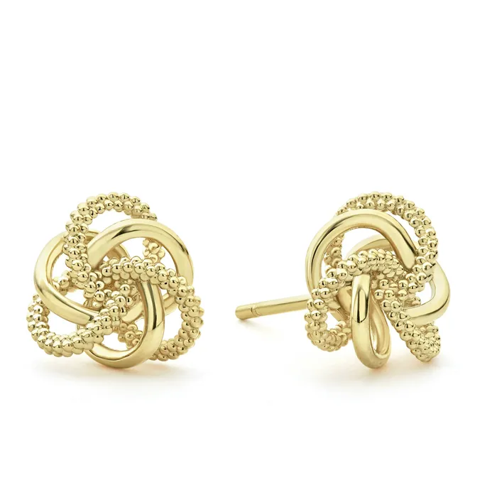 Lagos Love Knot Large 18K Gold Love Knot Stud Earrings Earrings