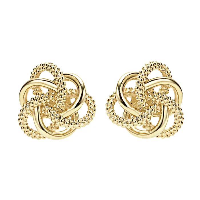 Lagos Love Knot Large 18K Gold Love Knot Stud Earrings Earrings Lagos Love Knot Large 18K Gold Love Knot Stud Earrings Earrings