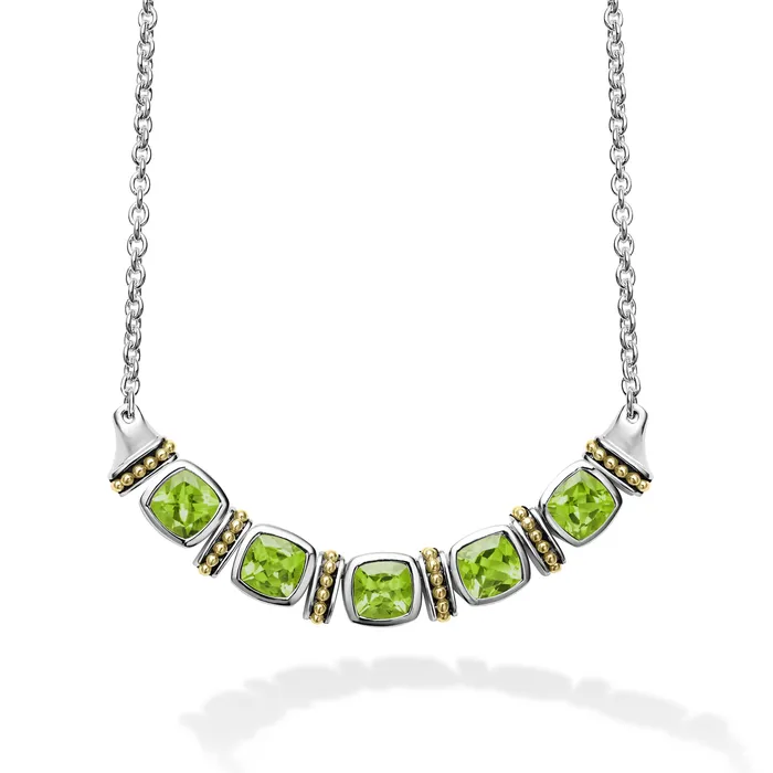 LAGOS Necklaces Rittenhouse Five Station Peridot Necklace
