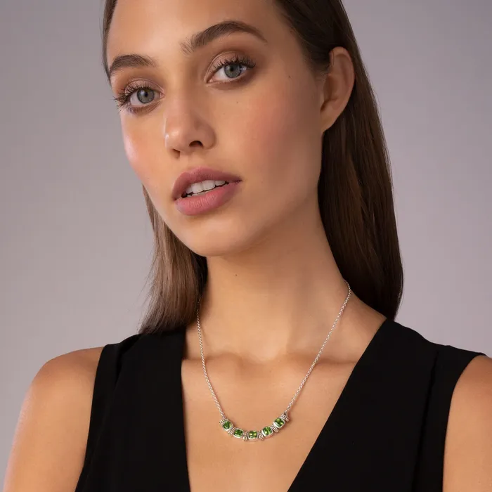 LAGOS Necklaces Rittenhouse Five Station Peridot Necklace LAGOS Necklaces Rittenhouse Five Station Peridot Necklace