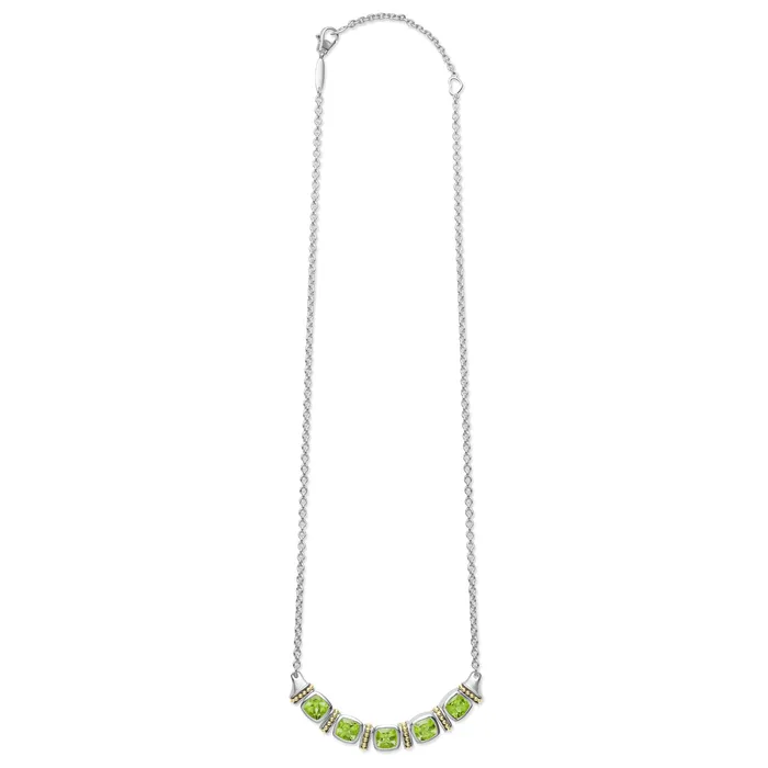LAGOS Necklaces Rittenhouse Five Station Peridot Necklace LAGOS Necklaces Rittenhouse Five Station Peridot Necklace