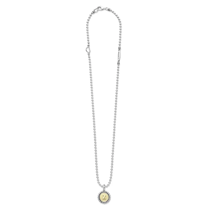 LAGOS Signature Caviar Z Initial Charm Necklace Necklaces LAGOS Signature Caviar Z Initial Charm Necklace Necklaces