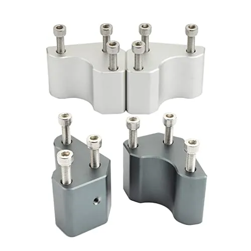 LOOM TREE Aluminum Handlebar Risers For Gtr1400 Easy Install Silver 1X Handlebar Riser Kit Dropshipped via Social Commerce Network Necklaces