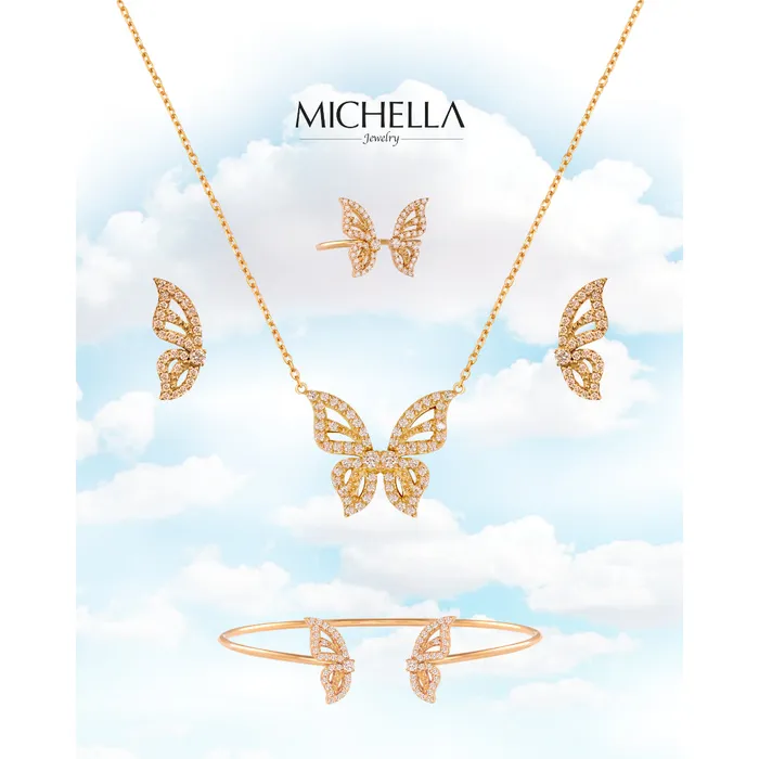 Michella 18 Ct Gold Diamond Butterfly Bracelet Basic Michella Bracelets Michella 18 Ct Gold Diamond Butterfly Bracelet Basic Michella Bracelets