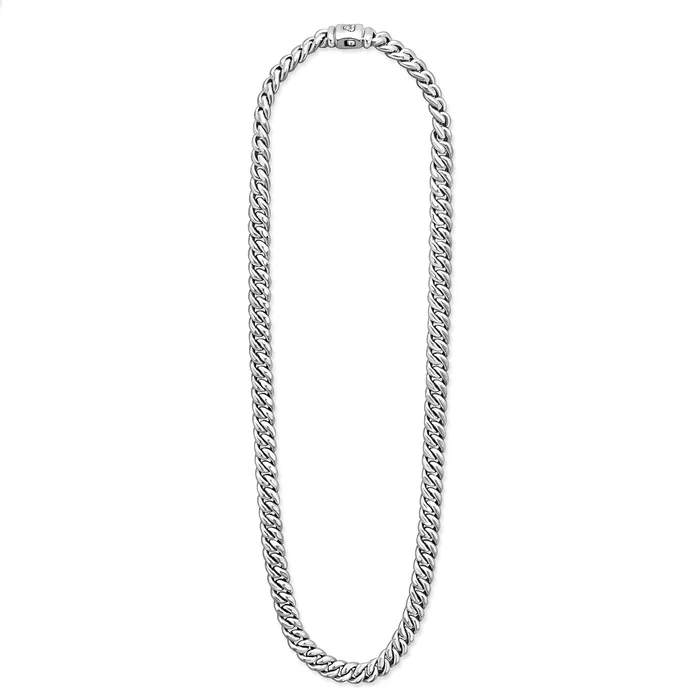 Necklaces LAGOS Anthem Silver Curb Chain Necklace 8mm Necklaces LAGOS Anthem Silver Curb Chain Necklace 8mm