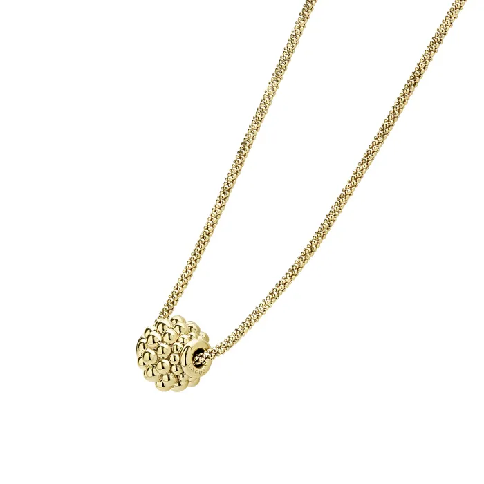 Necklaces Lagos Caviar Gold 18K Gold Caviar Ball Pendant Necklace Necklaces Lagos Caviar Gold 18K Gold Caviar Ball Pendant Necklace