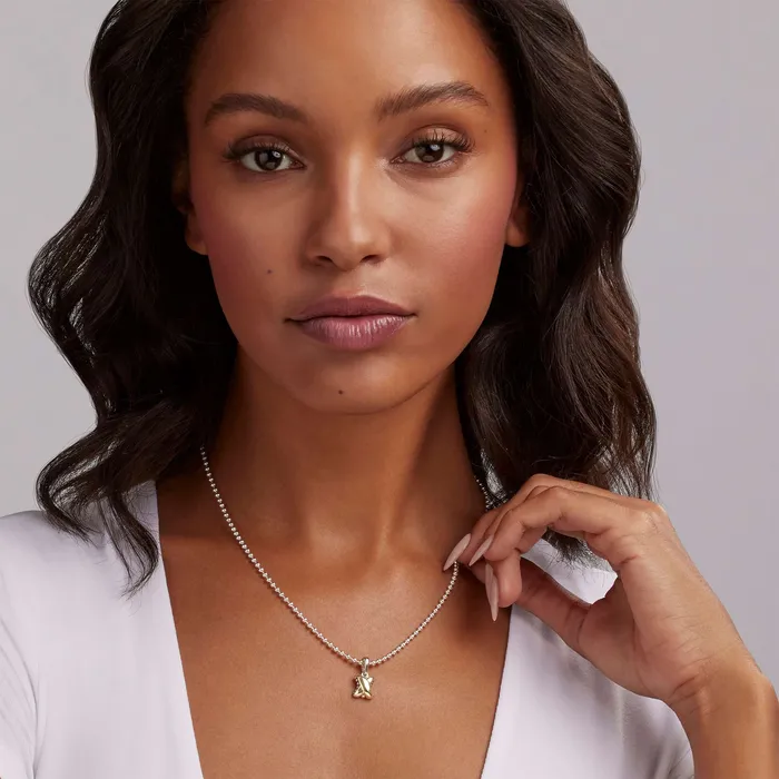Necklaces LAGOS Embrace TwoTone X Pendant Necklace Necklaces LAGOS Embrace TwoTone X Pendant Necklace