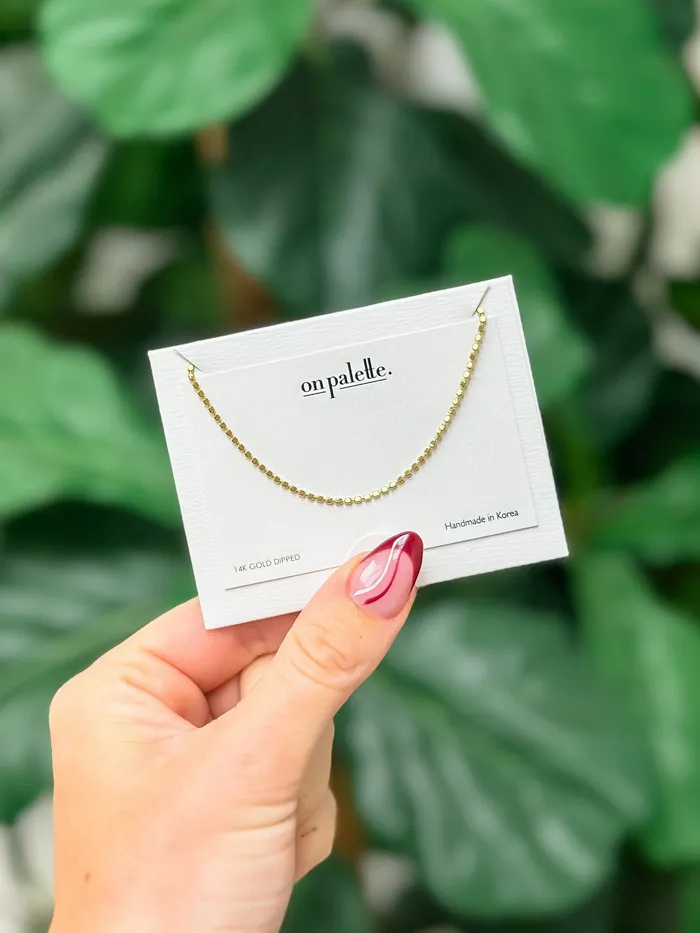 Necklaces Prep Obsessed FC Gold Dipped Dainty Chain Necklace