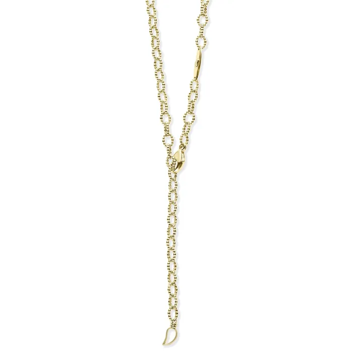 Necklaces Signature Caviar 18K Gold Small Link Necklace LAGOS Necklaces Signature Caviar 18K Gold Small Link Necklace LAGOS