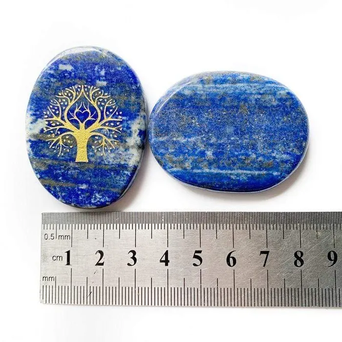 Necklaces WickedAF Lapis Lazuli Tree of Life Stone