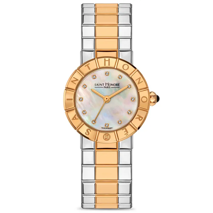Saint Honore ORSAY Womens White MOP Dial Stainless SteelRose Gold Bracelet Watch Saint Honore Bracelets Saint Honore ORSAY Womens White MOP Dial Stainless SteelRose Gold Bracelet Watch Saint Honore Bracelets