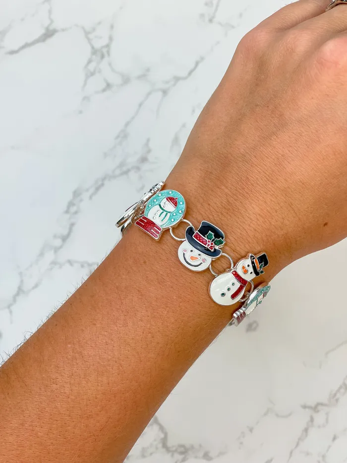 Snowman Magnetic Bracelet Prep Obsessed MOA Bracelets