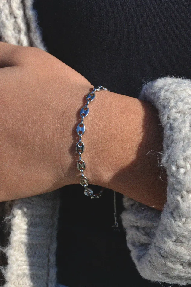 Stainless Steel Adjustable This Little Piggy Chain Bracelet Air Anchor Bracelets