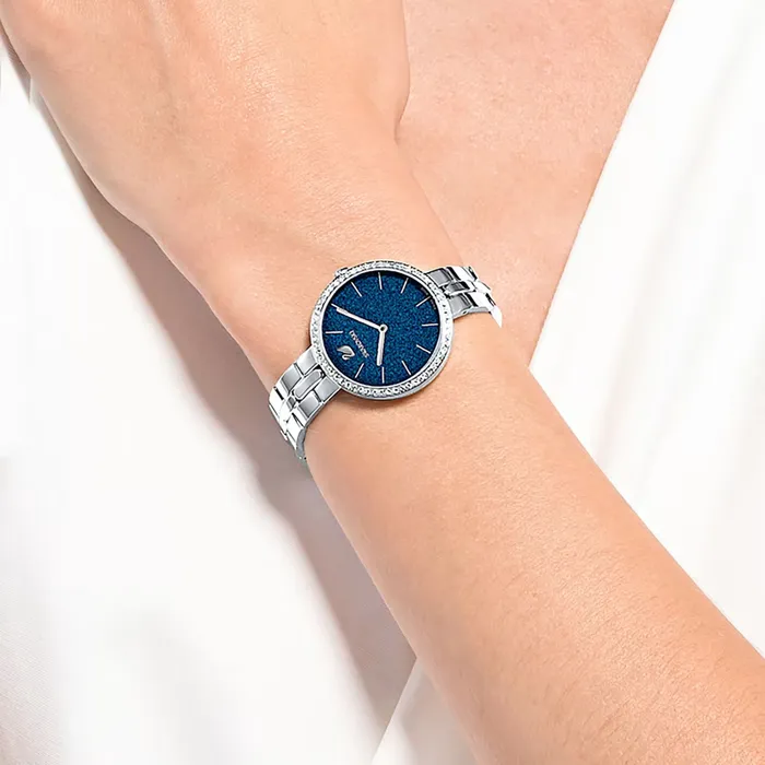 Swarovski Bracelets Swarovski Cosmopolitan Womens Metal Bracelet Blue Watch Swarovski Bracelets Swarovski Cosmopolitan Womens Metal Bracelet Blue Watch