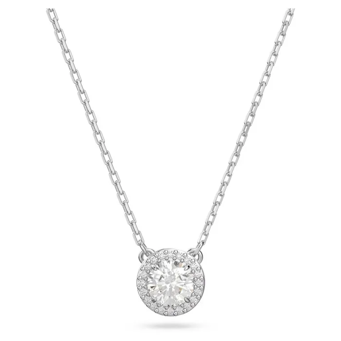 Swarovski Necklaces Swarovski Constella Necklace with pendant Round cut Pav White Rhodium plated 38cm x 44 CM Swarovski Necklaces Swarovski Constella Necklace with pendant Round cut Pav White Rhodium plated 38cm x 44 CM