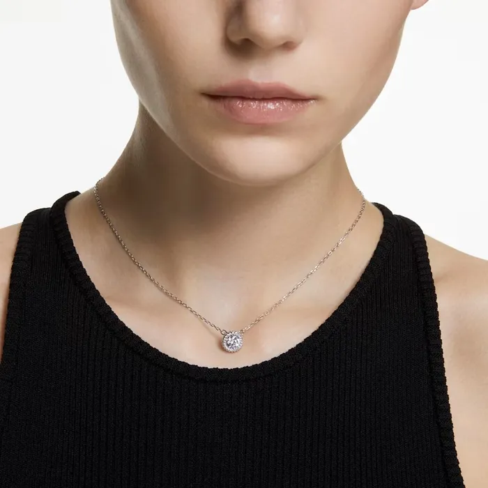 Swarovski Necklaces Swarovski Constella Necklace with pendant Round cut Pav White Rhodium plated 38cm x 44 CM Swarovski Necklaces Swarovski Constella Necklace with pendant Round cut Pav White Rhodium plated 38cm x 44 CM