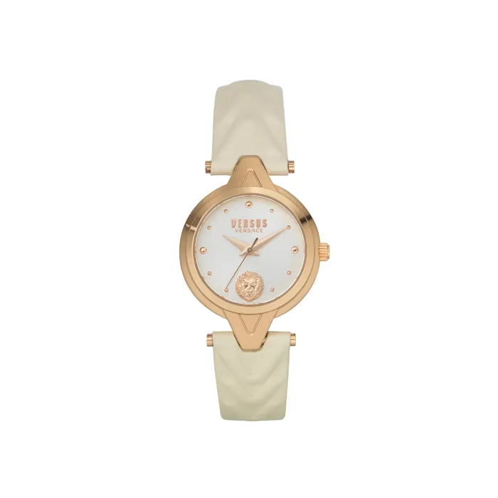 Versus Watches Versus Forlanini Women White And Beige Watch