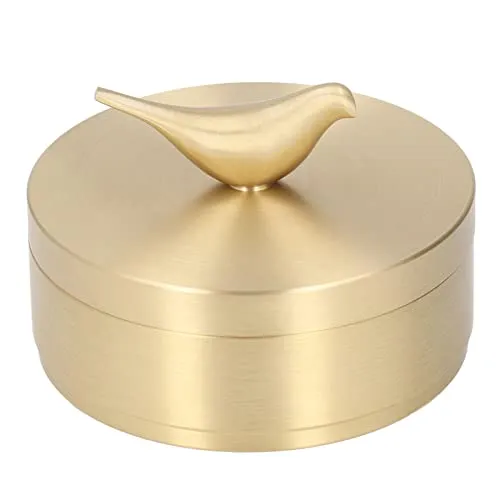 Vintage Ashtray Widely Used Decorative Gold Ashtray Brass Sturdy Durable for Family L Dropshipped via Social Commerce Network Necklaces