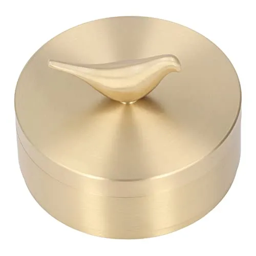 Vintage Ashtray Widely Used Decorative Gold Ashtray Brass Sturdy Durable for Family L Dropshipped via Social Commerce Network Necklaces