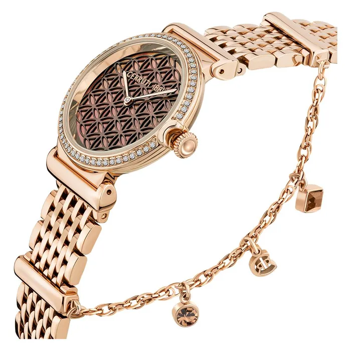 Watches Cerruti Cerruti Corniglia Womens Rose Gold Analog Watch
