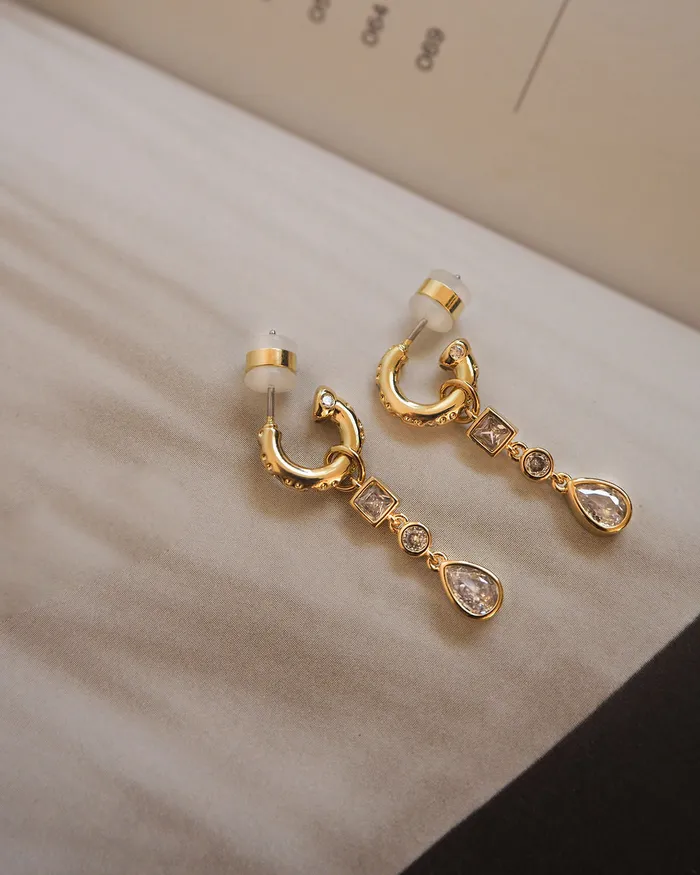 Bezel Stone Charm Huggies Gold Luv Aj Charm Necklaces Bezel Stone Charm Huggies Gold Luv Aj Charm Necklaces