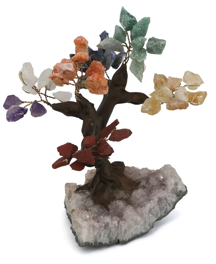 Buddha Groove Necklaces Chakra Gemstones Bonsai Tree