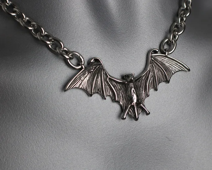 Captive Collars Necklaces Sub Collar Bat Eternity Necklace