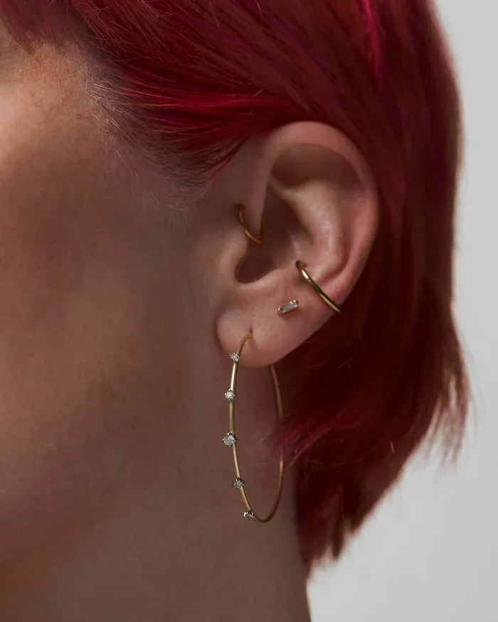 Earrings ILA Solar Hoop Earrings ILA Solar Hoop