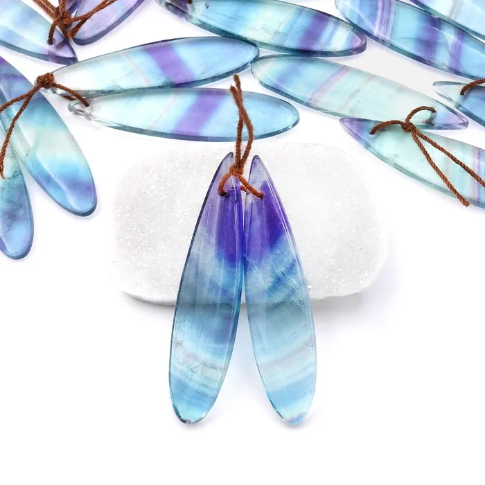 Earrings Intrinsic Trading Natural Light Purple Green Blue Fluorite Teardrop Earring Pair Drilled Gemstone Matched Beads A2 Earrings Intrinsic Trading Natural Light Purple Green Blue Fluorite Teardrop Earring Pair Drilled Gemstone Matched Beads A2