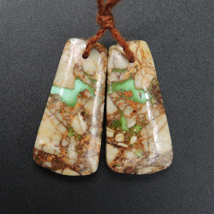 Earrings Intrinsic Trading Natural Turquoise From Royston Nevada Cabochon Cab Pair Drilled Matched Earrings Bead Pair E1750 Earrings Intrinsic Trading Natural Turquoise From Royston Nevada Cabochon Cab Pair Drilled Matched Earrings Bead Pair E1750