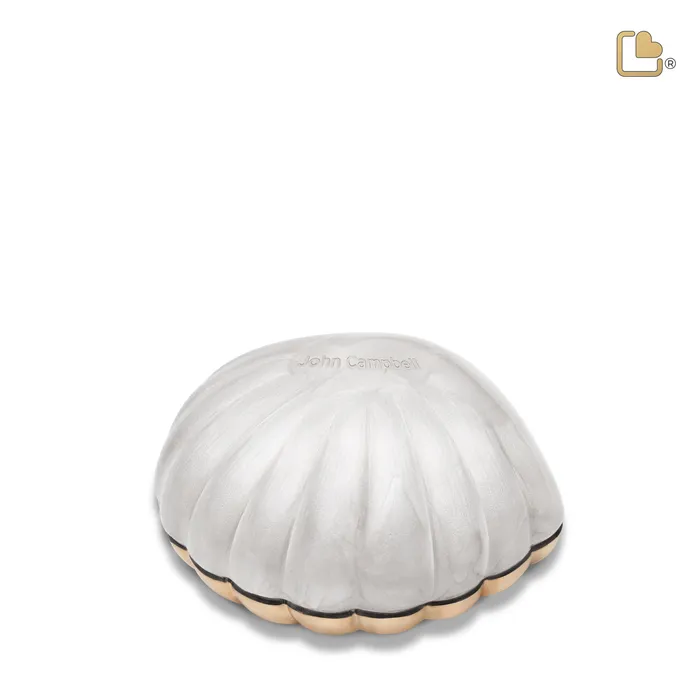 Earrings LoveUrns Keepsake Shell Pearl Cremation Urn