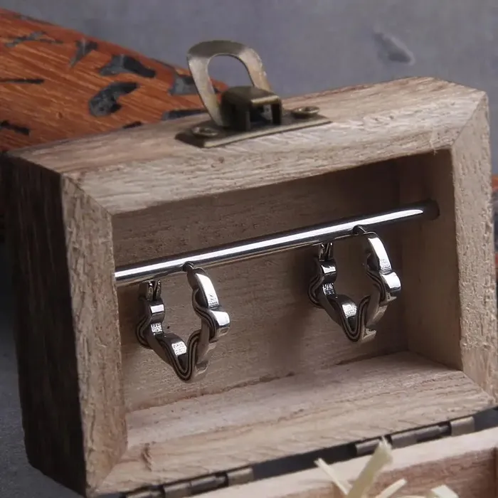 Earrings Viking Trinkets Weaves Of Sif Stainless Steel Earrings Earrings Viking Trinkets Weaves Of Sif Stainless Steel Earrings