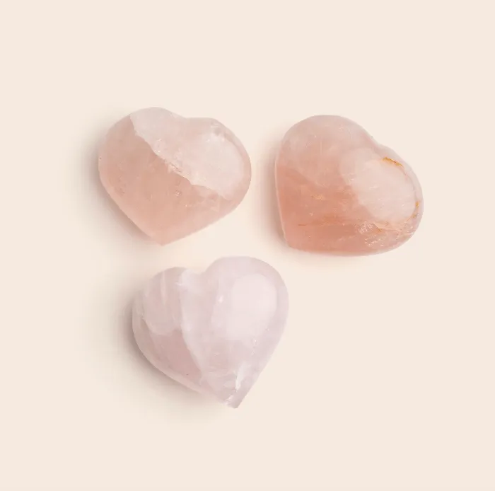 Gemlet Necklaces Heart Palm Stone