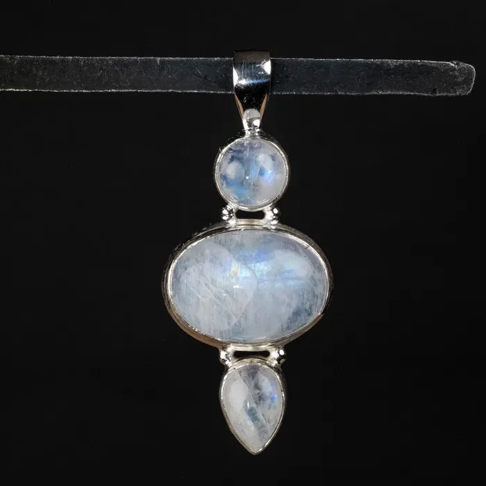 InnerVision Crystals Moonstone Pendant 662 g 45x19mm 925 Silver Necklaces