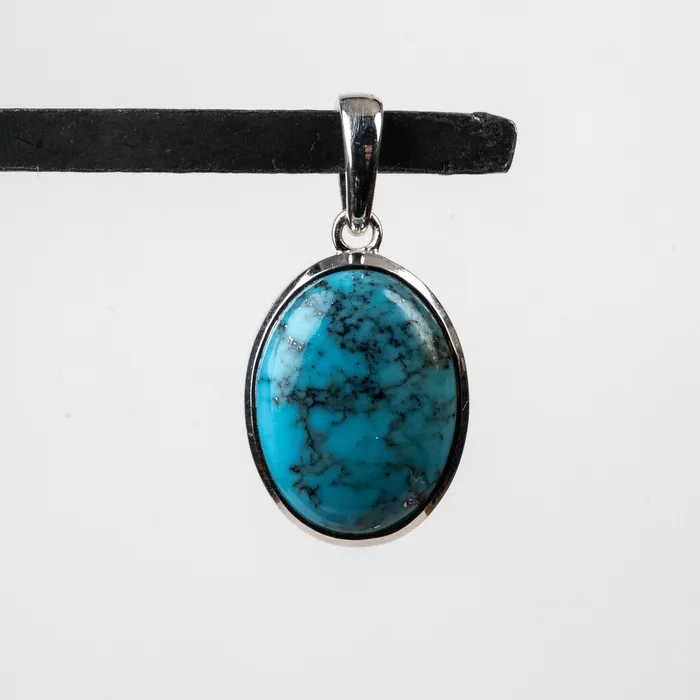 InnerVision Crystals Necklaces Kingman Turquoise Pendant 381 g 29x14mm 925 Silver InnerVision Crystals Necklaces Kingman Turquoise Pendant 381 g 29x14mm 925 Silver