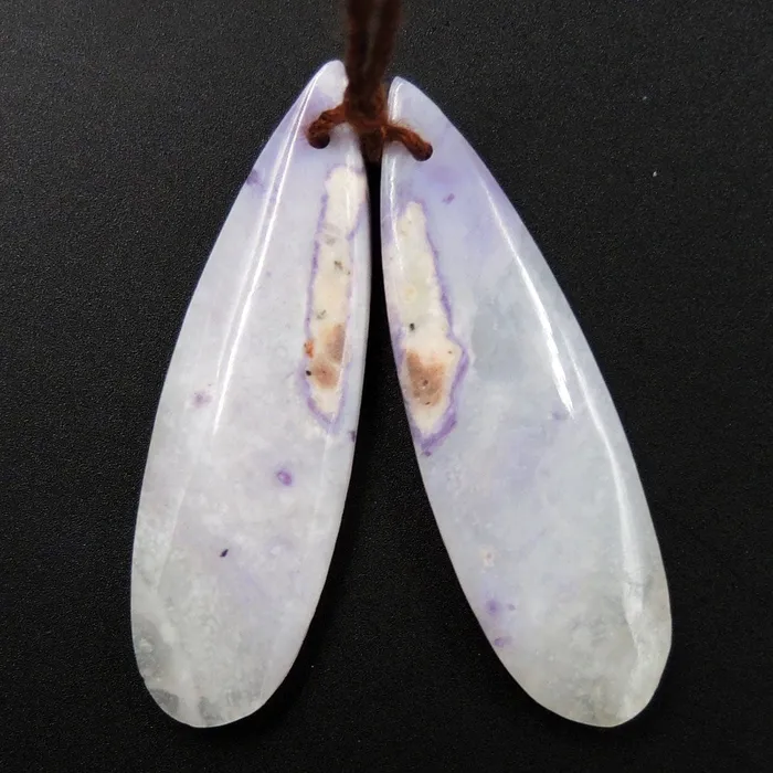 Intrinsic Trading Earrings Natural Mexican Purple Opal Earring Pair Drilled Teardrop Cabochon Cab Drilled Matched Earrings Bead Pair Natural Stone E3420 Intrinsic Trading Earrings Natural Mexican Purple Opal Earring Pair Drilled Teardrop Cabochon Cab Drilled Matched Earrings Bead Pair Natural Stone E3420
